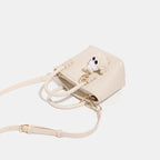 Women's Mini Handbag with Playful Chain Pendant