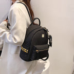 Textured Mini Backpack