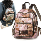 Stylish Denim Pattern Backpack