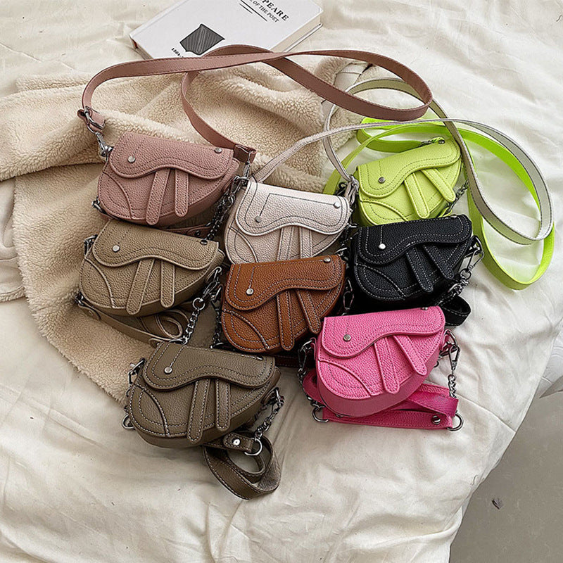 Women's mini handbag in modern, structured design
