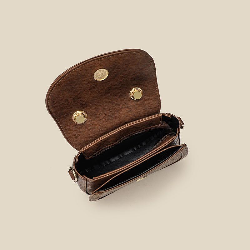Women's mini handbag with playful detail and high-quality faux leather