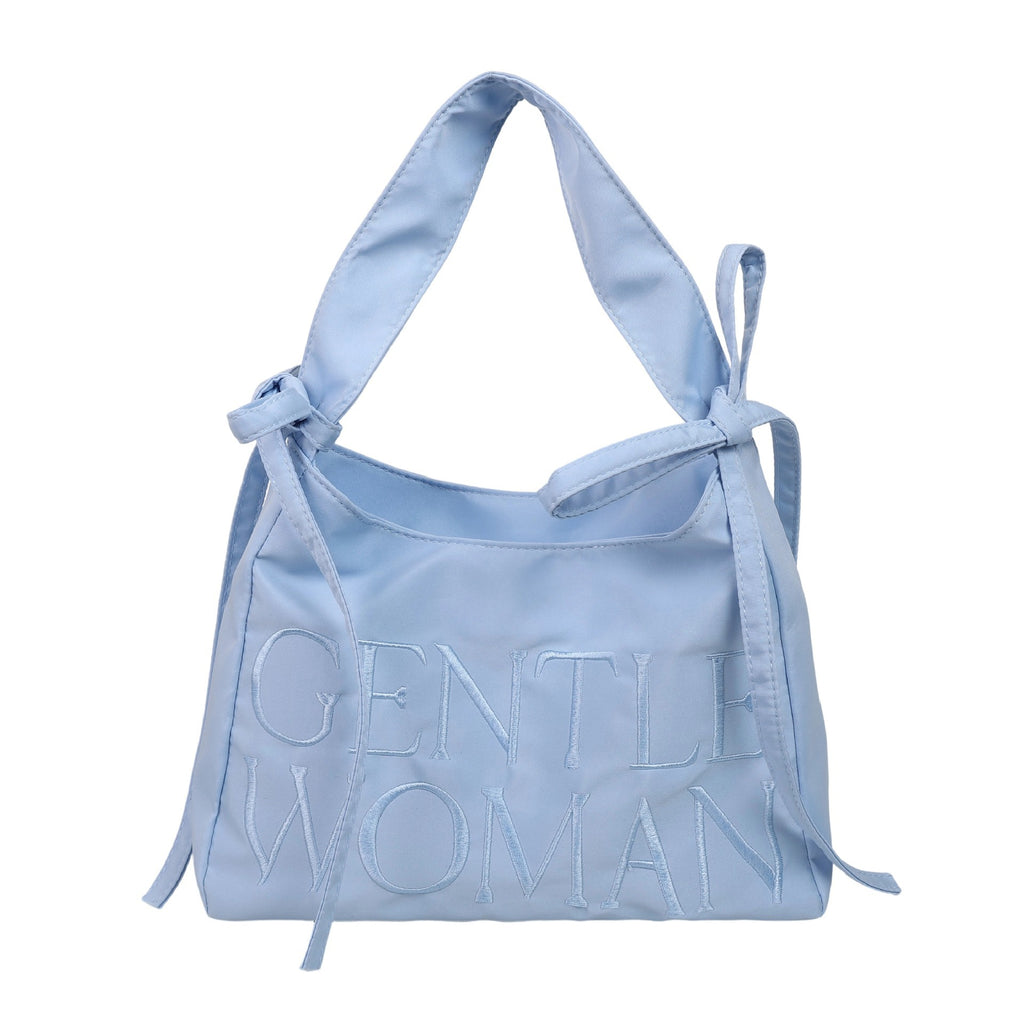 Stylish Satin Bucket Bag