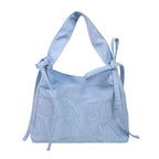 Stylish Satin Bucket Bag
