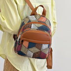 Geometric Patterned Fashion Backpack Calm Wears