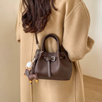 Women Designer Bucket Bag with playful animal charm-https://detail.1688.com/offer/1008333918449.html-Calm Wears-White-nothing-Calm Wears
