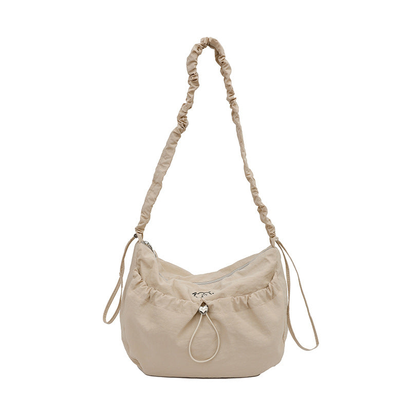 Fashionable Crossbody Bag with Elastic Shoulder Strap