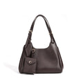 Women’s hobo bag made of high-quality leather with detachable mini-wallet-https://detail.1688.com/offer/1010315053397.html-Calm Wears-Coffee-26-Calm Wears