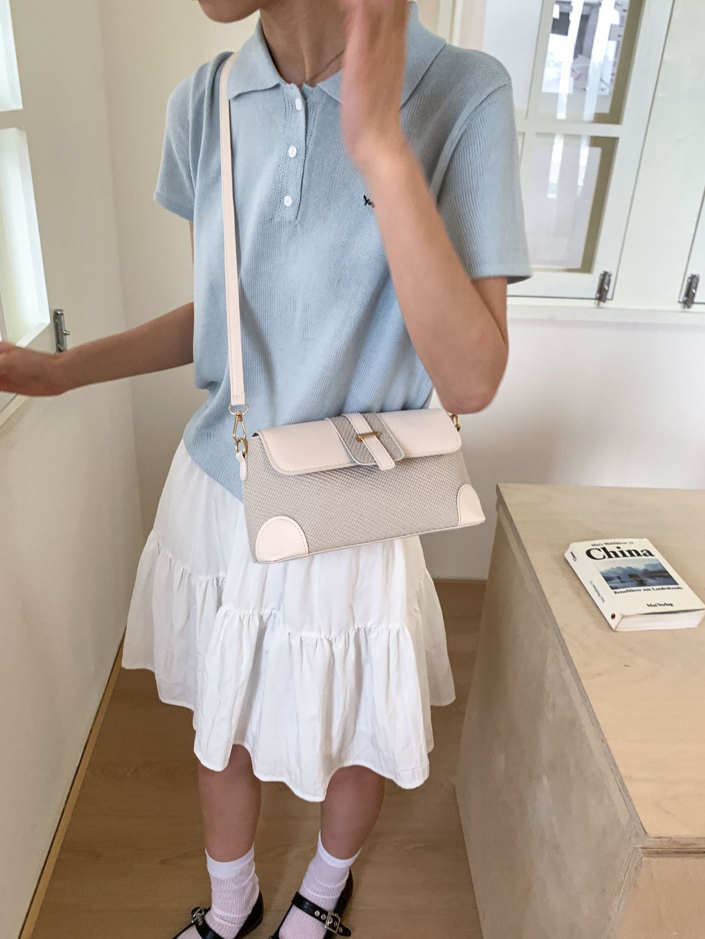 Structured Crossbody Handbag