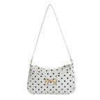 WoPolka Dot Patterned Hobo Handbag