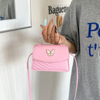 WoChic Mini Handbag with Elegant Butterfly Accent