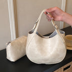 Women's shoulder bag made of high-quality artificial leather with fashionable trim-https://detail.1688.com/offer/1016565207426.html-Calm Wears-Braun-nothing-Calm Wears