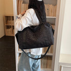 Color Block Weekender Duffle Bag