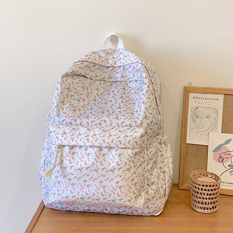 Floral Pattern Backpack