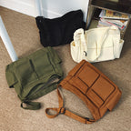 Multi-Pocket Casual Shoulder Bag Calm Wears