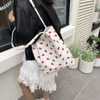WoPlayful Cherry Print Tote Bag