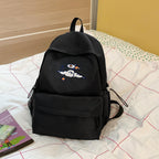 Everyday backpack with unique embroidery design