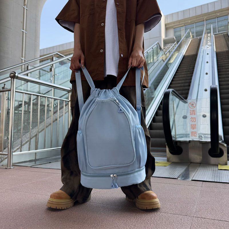 Embroidered Canvas Weekend Travel Duffle