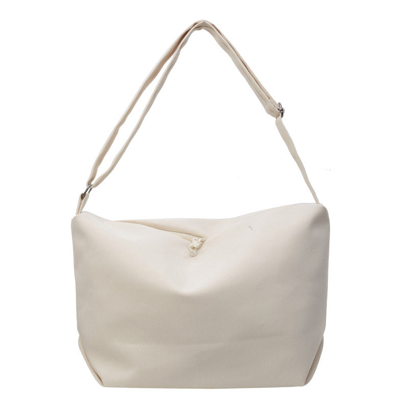 Contoured Soft Fabric Shoulder Bag Calm Wears