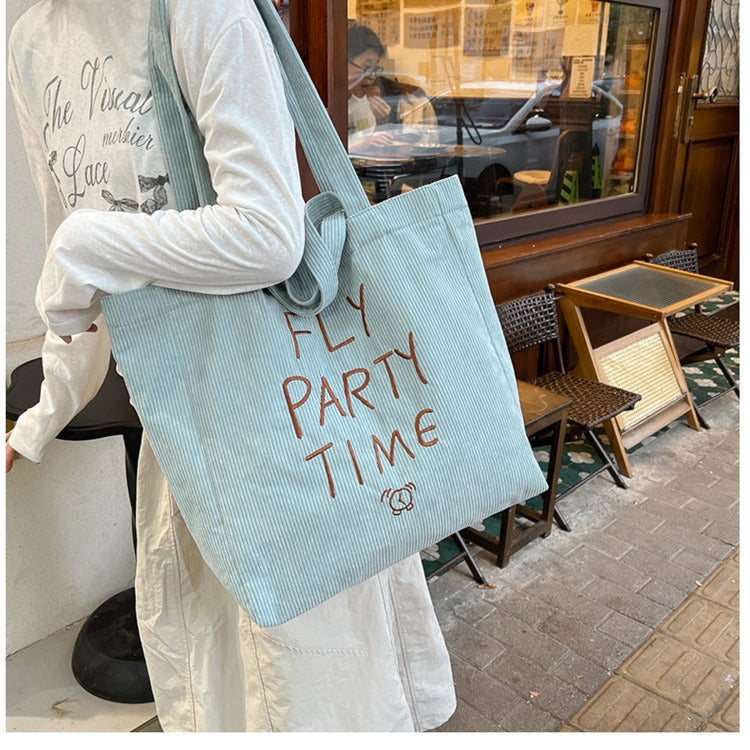 Shopping bag made of high-quality cotton cord