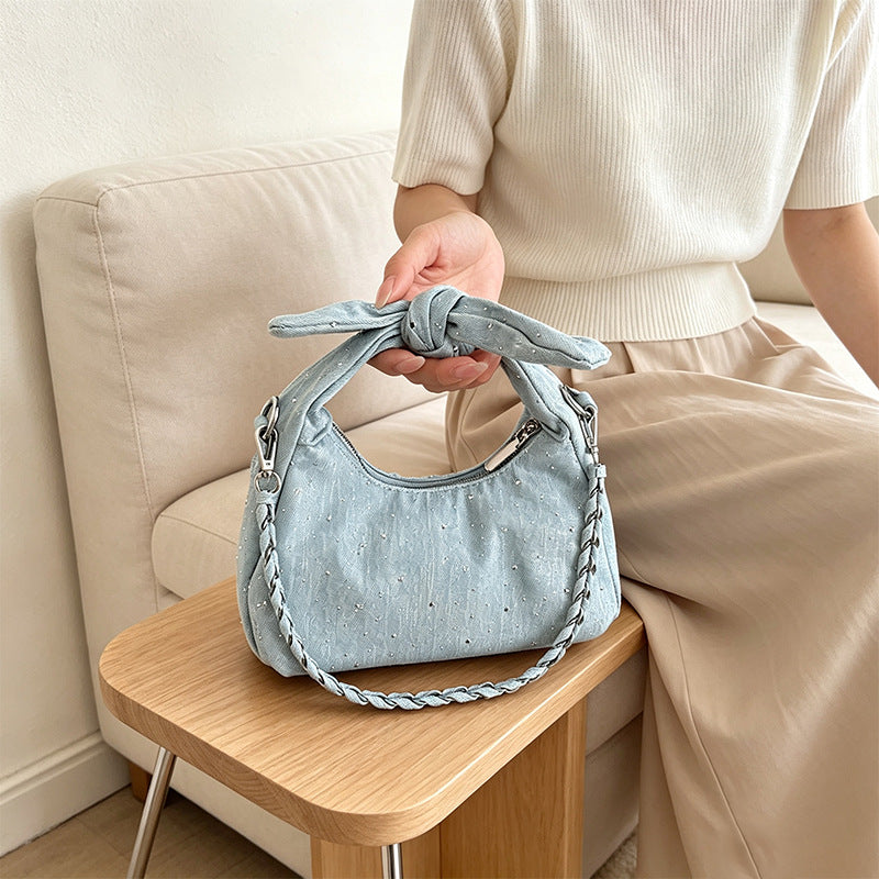 Stylish Bow-Embellished Handbag