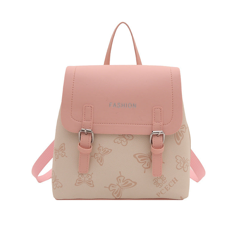Stylish Butterfly Pattern Mini Backpack