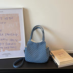 Versatile Star-Patterned Mini Shoulder Bag