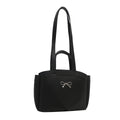 Elegant Bow Accent Handheld Tote Bag