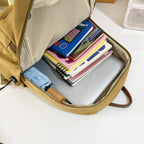 Backpack with ergonomic padding and functional compartments