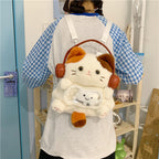 Cute Plush Animal-Themed Backpack Calm Wears