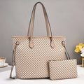 Women's elegant tote bag with detachable mini clutch-https://detail.1688.com/offer/796908687011.html-Calm Wears-Khaki-32-Calm Wears