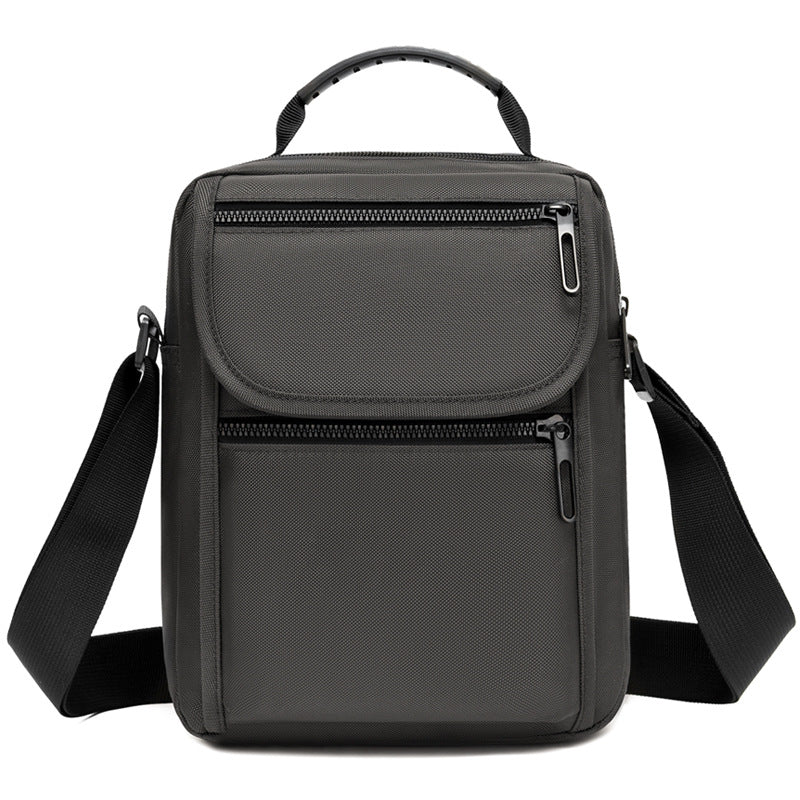 Compact Multi-Pocket Messenger Bag