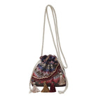 WoBohemian Embroidered Bucket Bag