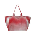 Stylish Checked Utility Tote Bag