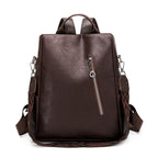 Elegant Faux Leather Backpack