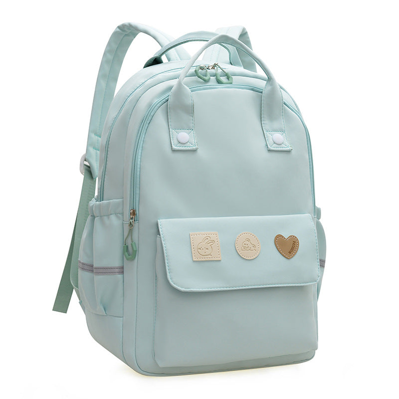 Cute and Functional School Backpack-https://detail.1688.com/offer/935042331300.html-Calm Wears-Green-Calm Wears