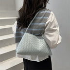 Woven Leather Handbag