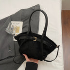 WoChic Suede Satchel Bag