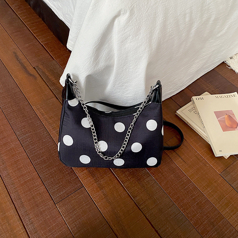 WoPolka Dot Patterned Crossbody Handbag
