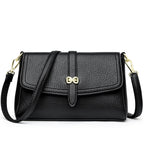 Elegant Faux Leather Crossbody Bag