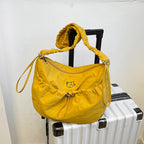 Fashionable Crossbody Bag with Elastic Shoulder Strap