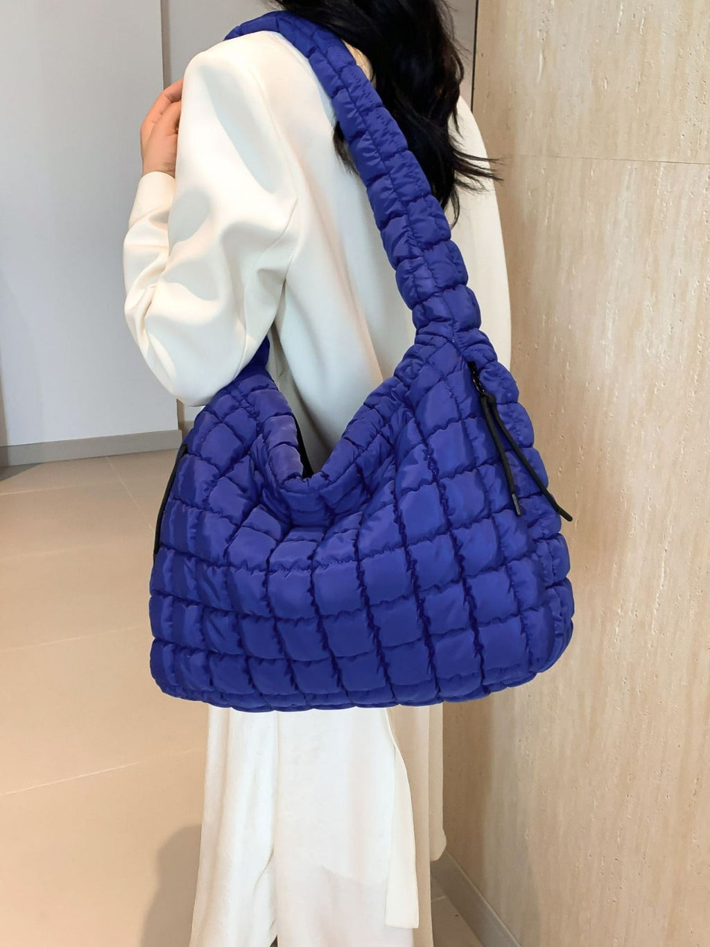 Pleated Shoulder Bag for Women