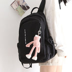 Trendy backpack with multifunctional compartments