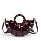 Elegant Fan-Shaped Handbag