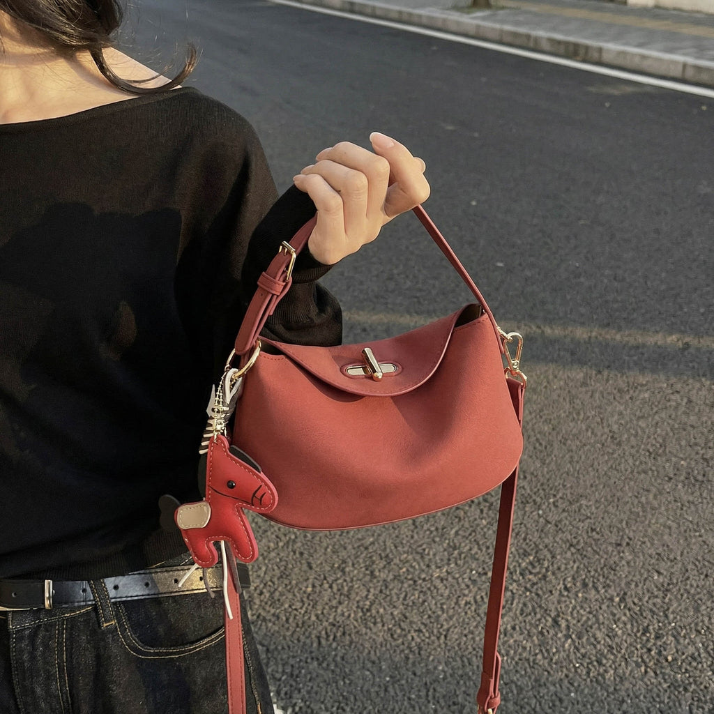 Women's shoulder bag with charming pendant and elegant design-https://detail.1688.com/offer/1027343816378.html-Calm Wears-Blue-Size: With pendant-Calm Wears