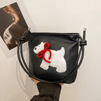 WoCute Teddy Bear Patch Handbag