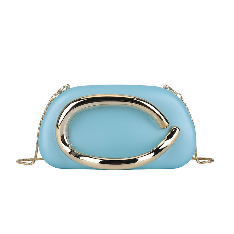 Chic Sculpted Crossbody Handbag