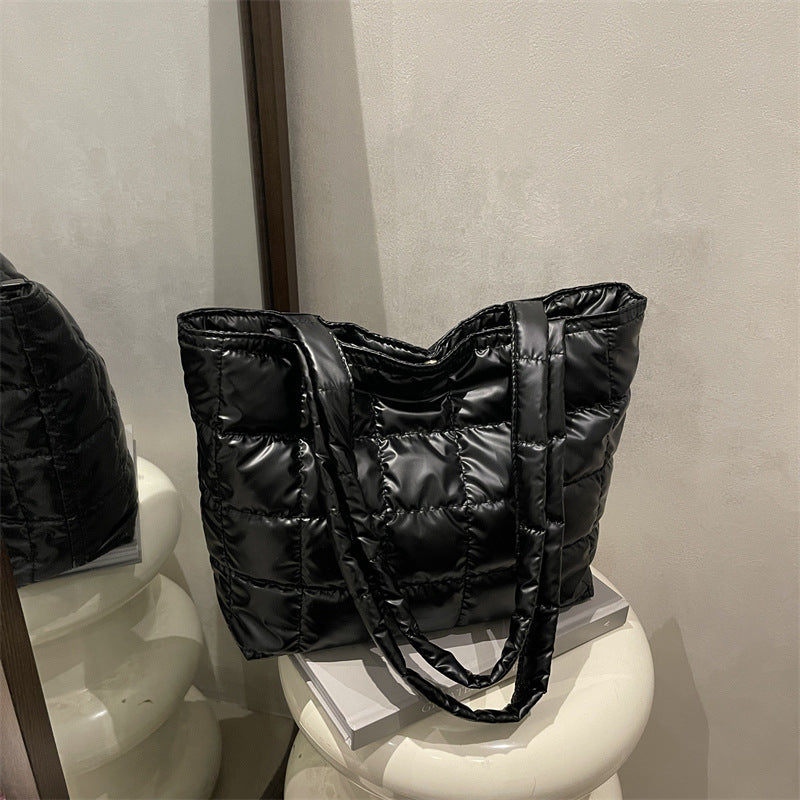 Padded Quilted Tote Bag