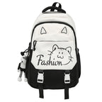 Backpack with Cute Cat Ears and Practical Compartments