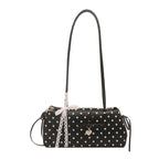 WoCharming Polka Dot Bow Detail Handbag