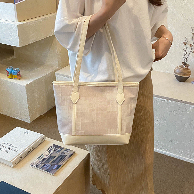 Stylish Textured Utility Tote Bag